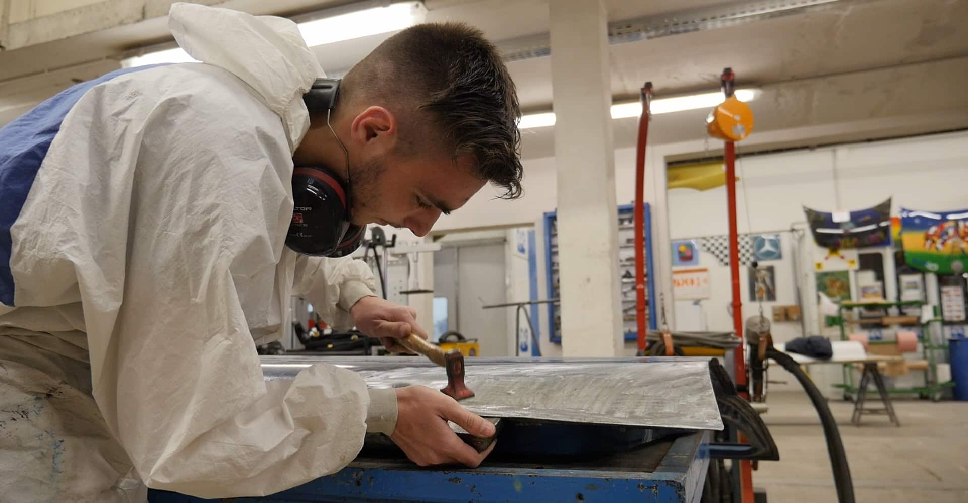 Extrait de la postproduction vidéo sur les risques liés au bruit.